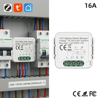 Module de relais de contrôle double YDD Tuya WiFi 16A avec mesure de puissance, compatible Alexa/Google Home pour l'Amérique latine