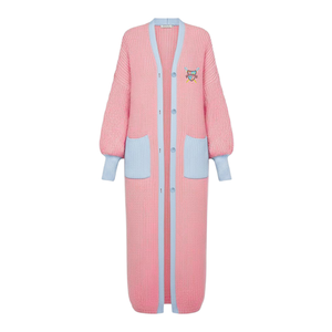 customized sorority and fraternity <b>cardigan</b> sweater v neck acrylic knitted Women's <b>Cardigans</b> embroidery logo Greek letters - Product Image 1