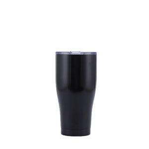 30oz Curved Tumbler with Lid <b>Double</b> <b>Wall</b> Vacuum Insulated Stainless Steel Mug Gradient Powder Coated Custom - Product Image 1