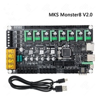 Placa Base para Impresora 3D, Electrónica Inteligente, Control Principal MSK, Placa de Control Integrada de 8 Ejes, Especificaciones Personalizadas