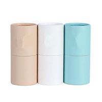 50g biodégradable Kraft carton Twist-up bâton déodorant conteneur pour crème pour le visage parfum perruque papier cosmétique disparaissant