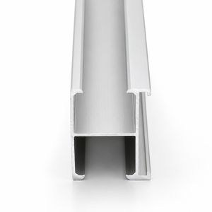 Profilo in Alluminio Anodizzato di Grado Industriale per Sistema di Montaggio Pannelli Solari su Tetto - Alta Capacità di Carico per Vento e Neve, Carport Commerciale - Product Image 1