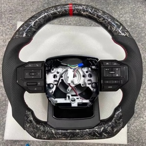 Modification du volant en cuir de Fiber de carbone pour <span class=keywords><strong>Toyota</strong></span> <span class=keywords><strong>Corolla</strong></span> LC300 Hilux Fortuner Land Cruise <span class=keywords><strong>GR</strong></span> volant de voiture - Product Image 1