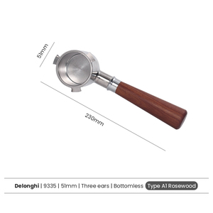 ด้ามจับกาแฟแบบไม่มีก้น De'Longhi รุ่น EC9335.M ขนาด 51 มม. แบบ 3 หูจับ สำหรับเครื่องชงกาแฟเอสเพรสโซ - Product Image 2