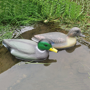 Décoys de canards de chasse flottants, simulation réaliste, pour <span class=keywords><strong>piscine</strong></span>, décoration de parc, jardin, paysage, ornement, modèle d'animaux en PE - Product Image 2