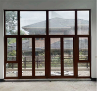 Porte d'entrée Double Design moderne, verre extérieur, portes d'entrée avant en bois massif