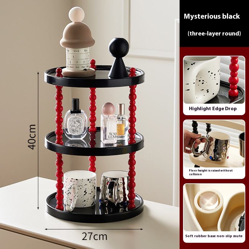 Noir rond trois couches