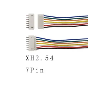 OULAIDA 10 комплектов XH2.54 7Pin JST проводной разъем штекер XH 2,54 мм терминалы кабельные разъемы 20 см используется для соединения печатной платы