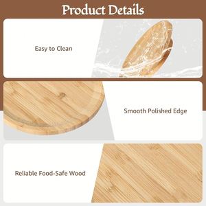 Posavasos de Bambú Ecológicos Estilo Rústico para Copas de Vino, Platos y Bandejas, Ideales para Fiestas, Reuniones Familiares, Bares y Restaurantes, en Tendencia - Product Image 4