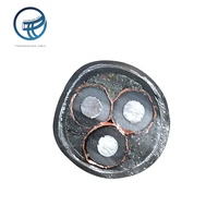 Vente en gros de câbles d'alimentation conducteurs en cuivre isolés XLPE à 3 conducteurs 95mm-150mm haute tension souterraine avec gaine en plomb