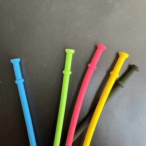 Factory New Silicone <b>Straws</b> Reusable Food Grade Reusable Washable <b>Straw</b> Thread Straight Bend Drinking Silicone <b>Drink</b> <b>Straws</b> - Product Image 3
