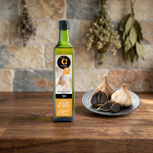 Aceite de Oliva de Alta Calidad Aceite de Oliva Casalbert Precio Asequible Saborizado Con Ajo 250 Ml para Vestir Hecho en España - Product Image 3