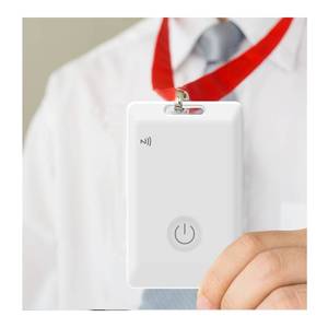 บัตรประจำตัวแบบชาร์จได้ Bluetooth BLE 5.1 AoA พร้อม SDK ฟรี บัตรประจำตัว BLE 5.0 รองรับ iBeacon สำหรับระบุตำแหน่งภายในอาคารและเครื่องติดตามส่วนบุคคล - Product Image 1