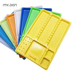 ถาดใส่เครื่องมือทันตกรรมแบบใช้แล้วทิ้ง Mr.Den สีฟ้า ทำจากพลาสติก ทนความร้อนสูง สำหรับใส่วัสดุทันตกรรม - Product Image 5