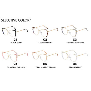 Gafas Elegantes Retro de Montura Grande Unisex con Lentes Profesionales de Bloqueo de Luz Azul, Diseño Único y Moderno de Ojo de Gato, Venta al por Mayor TR90 - Product Image 3