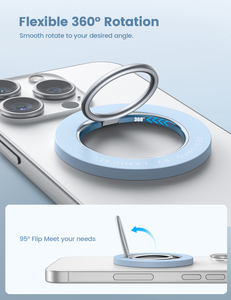 Lamicall rs06 360 ° có thể điều chỉnh vòng điện thoại với Hút từ tính cho <span class=keywords><strong>Iphone</strong></span> và <span class=keywords><strong>Android</strong></span>, cung cấp góc nhìn tốt nhất - Product Image 3