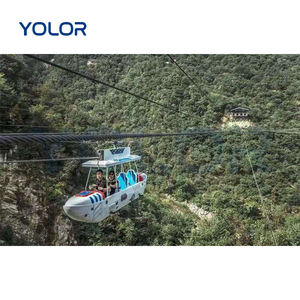 Aventure en plein air, téléphérique métallique, funicular touristique, dirigeable pour le tourisme, les voyages et les excursions - Product Image 2