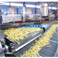 Ligne de production de frites entièrement automatique SK, grande échelle, équipement industriel pour la fabrication de chips de pommes de terre