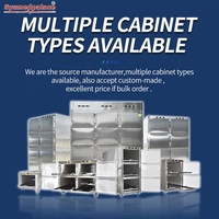 Réfrigérateur mortuaire de type tiroir pour 8 corps, armoire de conservation des cadavres à refroidissement de précision
