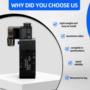 שסתומי בקרת סולנואיד DQ איכותיים, מפעל שסתומי סולנואיד אוויר 4V210-08 4M310-08 שסתום סולנואיד, חלקים פנאומטיים - Product Image 6