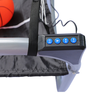 Machine de jeu de tir de basket-ball à double tir intérieur/extérieur de nouveau style avec plateau personnalisable et 8 options de jeu