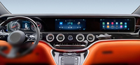 12.3+12.3+12.3" LCD Dashboard Mobil Digital Cluster Virtual Cockpit untuk Mercedes Benz Vito 3 14-20 Unit Radio Stereo Mobil Android