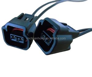 자동 센서 배선 하네스 플러그 2 홀 커넥터 와이어 테일 - Product Image 2