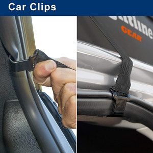 Échantillon gratuit Sac de toit de voiture Sac de toit de voiture imperméable Sac de transport de toit pour tous les véhicules Sangles renforcées - Product Image 5