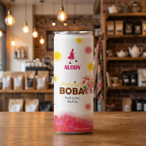 New Arrival 330ml Wholesale Popping Boba Taiwan Fruit Lychee Peach Black <b>Tea</b> Flavor Juice Powder Ready Eat Ambient <b>Bubble</b> <b>Tea</b> - Product Image 3