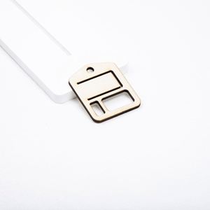 Bobinas de madera al por mayor para hilo de bordar, 10 unidades, tarjetas organizadoras de hilo, accesorios de costura ecológicos cortados con láser para coser - Product Image 2