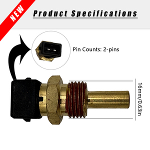 Capteur de température d'eau 2547-9038 pour excavatrice Daewoo DH220-5 Doosan DX225LC-5, interrupteur de température de <span class=keywords><strong>radiateur</strong></span>, ajustement direct, sans modification - Product Image 2
