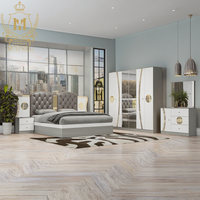 Grande Promotion Lit King Size Moderne 1,8m en Bois, Ensemble de Meubles de Chambre avec Rangement, Fonctions Massage et Design Personnalisable pour Chambre à Coucher
