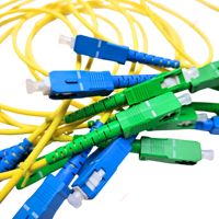 Cordon de raccordement à fibre optique Jumper SC/APC-SC/UPC 0,5/1/2/3/5M SM SX LSZH PVC 2,0/3,0MM 10PCS/LOT