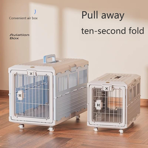 Sac à dos de <span class=keywords><strong>transport</strong></span> <span class=keywords><strong>pour</strong></span> animaux de compagnie, pliable, respirant, réglable, écologique, en plastique, motif solide, bouton, capacité de 15 kg, chiens, <span class=keywords><strong>chats</strong></span> - Product Image 2