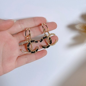 Pendientes de botón de esmalte francés súper brillantes para mujer, accesorios de lujo, estilo delicado, dulce <span class=keywords><strong>y</strong></span> elegante, con circonita - Product Image 4