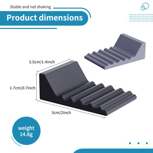 Trash Can Wall Protector and Stop Moving Backward Silicone Trash Can Bumper Wall <b>Spacer</b> Garbage Bin - Product Image 4