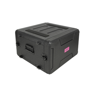 HOHIYO Boîtier rack 6U peu profond 15,35 po de profondeur 39 cm 19 pouces en PE rigide avec fermeture de porte, portable, anti-poussière et antichoc pour microphone - Product Image 3