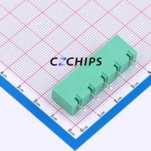 MX2EDGVC-7.62-05P-GN01-Cu-A Plug-in Terminal Block Through hole,P=7.62mm Board-to-Board / Socket - Closed 1x5P 7.62mm Green - Product Image 2