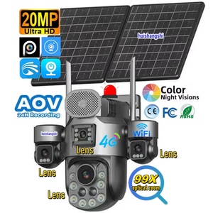 Real 99X Optical Zoom AOV 4Lens Hieasy 20MP HD 4G Solar Network <b>Security</b> Outdoor Wifi Wireless IP PTZ CCTV Surveillance Cameras - Product Image 1