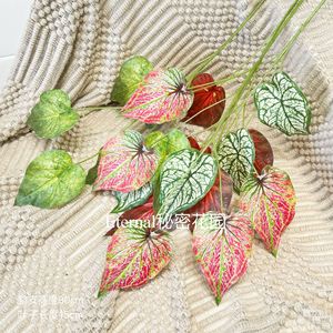 Hojas Artificiales de Monstera Secret Garden de 80 cm, de Plástico Suave, para Decoración del Hogar y Bodas - Product Image 1