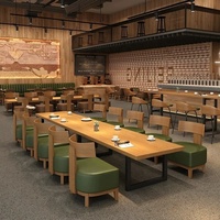 Meubles de restaurant commerciaux les plus vendus : banquette, mobilier de bar, cafétéria, café, table à manger modulaire, ensemble de chaises