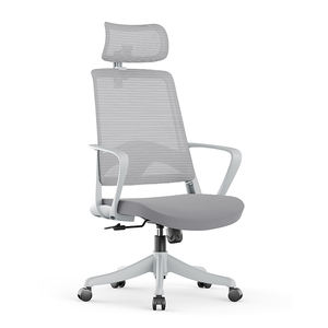 Most Popular Commercial Modern <strong>Orthopaedic</strong> Office <strong>Chair</strong> with Lumbar Support Adjustable Headrest Soft Fabric Includes Spare Parts - Product Image 3