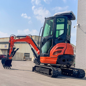 Mini-excavatrice agricole 2,5 tonnes CE EPA, livraison gratuite UE, excavatrice compacte sur chenilles pour jardin - Product Image 1