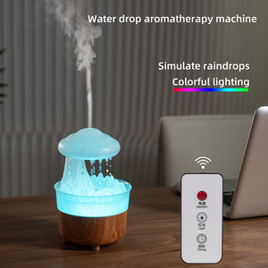 Nấm mưa đám mây tạo độ ẩm giọt mưa tạo độ ẩm thời gian đầy màu sắc ánh sáng ban đêm tinh dầu khuếch tán Nhà Phòng Ngủ Quà Tặng - Product Image 6