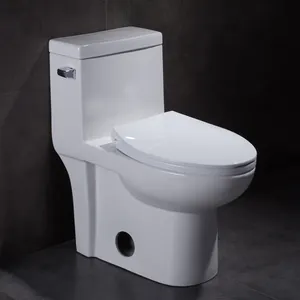 Керамический слитный американский Туалет Siphonic S-Trap