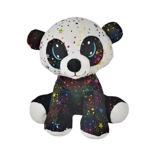 Đôi Mắt Lớn Màu Đen Và Trắng Panda Nhồi Plush Gối Mềm Đồ Chơi Động Vật Bé Gấu Trúc Khổng Lồ Đồ Chơi