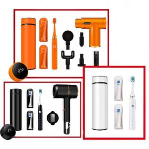 ชุดของขวัญธุรกิจ 9 in 1 ปี 2026 ของขวัญสร้างสรรค์ พิมพ์โลโก้ ส่งมอบให้ลูกค้า ของใช้ในชีวิตประจำวัน แปรงสีฟันไฟฟ้า แก้วเก็บความร้อน - Product Image 1