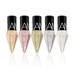 LOOKAVE-Eyeliner Liquide Diamant Shimmer pas Cher Cosmétique pour Femmes Yeux de Chat Stylo Ligne Yeux Brillants Argent Maquillage Pigment Imperméable