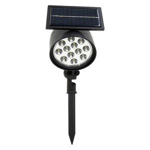 Projecteur solaire extérieur Xinyao 12 LED, étanche, pour jardin et aménagement paysager - Product Image 3