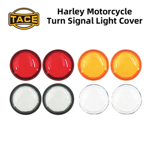 Cubierta de lente para luz de señal de giro de motocicleta, para Harley Sportster Touring, carcasa de lámpara indicadora delantera y trasera, color ahumado, rojo, ámbar, transparente - Product Image 6
